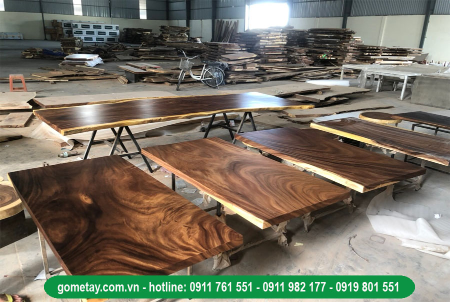 địa chỉ bán bàn gỗ tự nhiên nguyên tấm uy tín tphcm