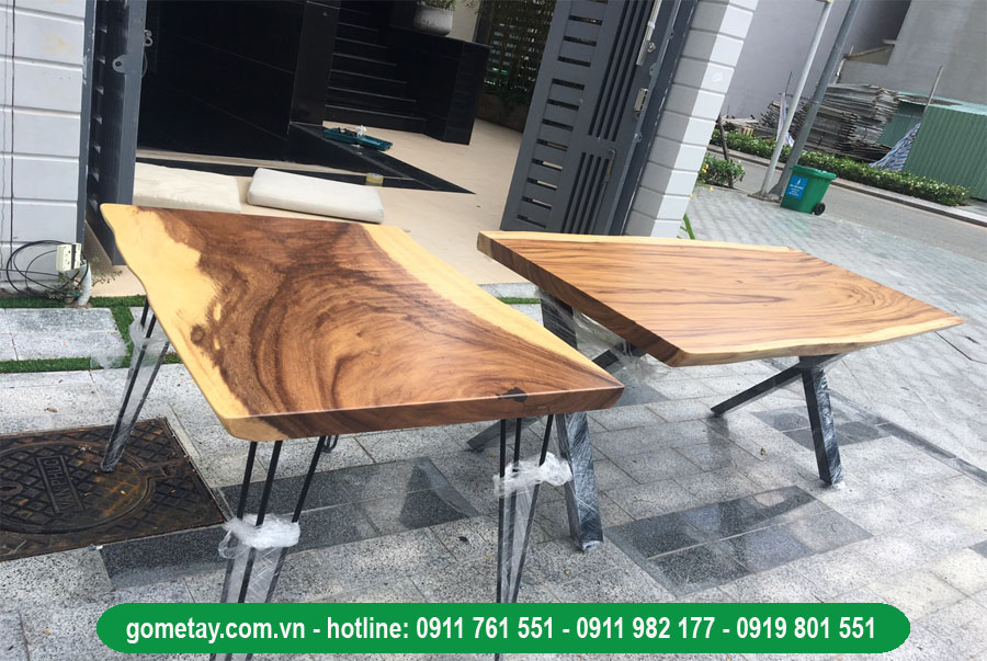 giá bàn cafe gỗ me tây nguyên tấm phụ thuộc vào yếu tố nào