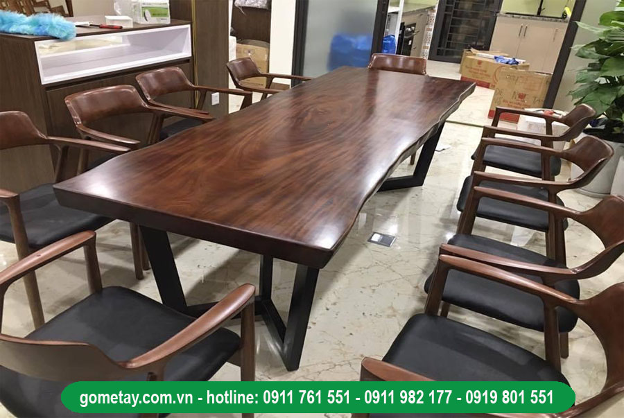 sử dụng mặt bàn gỗ me tây nguyên tấm đúng cách 01
